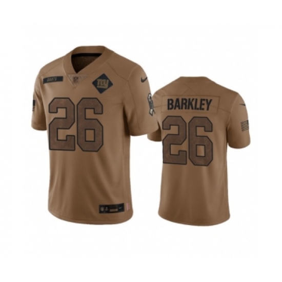 Men S Nike New York Giants Saquon Barkley Brown Salute To