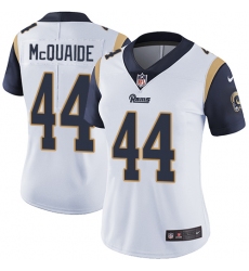 Women's Nike Los Angeles Rams #44 Jacob McQuaide Elite White NFL Jersey