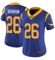 Women's Nike Los Angeles Rams #26 Mark Barron Royal Blue Alternate Vapor Untouchable Limited Player NFL Jersey