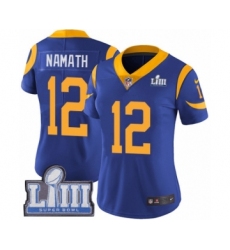 Women's Nike Los Angeles Rams #14 Sean Mannion Limited Olive 2017 Salute to Service Super Bowl LIII Bound NFL Jersey