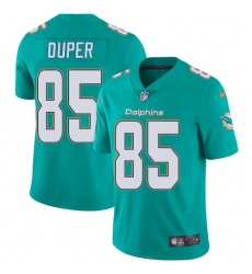 Youth Nike Miami Dolphins #85 Mark Duper Aqua Green Team Color Vapor Untouchable Limited Player NFL Jersey