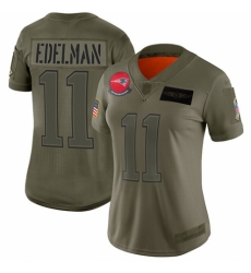 Women's New England Patriots #11 Julian Edelman Limited Camo 2019 Salute to Service Football Jersey Women's New England Patriots #11 Julian Edelman Limited Camo 2019 Salute to Service Football Jersey