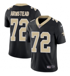Youth Nike New Orleans Saints #72 Terron Armstead Black Team Color Vapor Untouchable Limited Player NFL Jersey