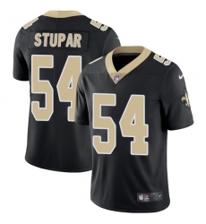 Men's Nike New Orleans Saints #54 Nate Stupar Black Team Color Vapor Untouchable Limited Player NFL Jersey