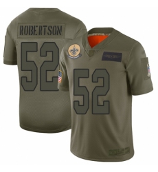 Men's New Orleans Saints #52 Craig Robertson Limited Camo 2019 Salute to Service Football Jersey