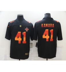 Men's New Orleans Saints #41 Alvin Kamara Black colorful Nike Limited Jersey Men's New Orleans Saints #41 Alvin Kamara Black colorful Nike Limited Jersey