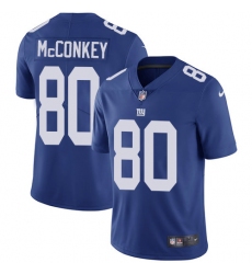 Men's Nike New York Giants #80 Phil McConkey Royal Blue Team Color Vapor Untouchable Limited Player NFL Jersey