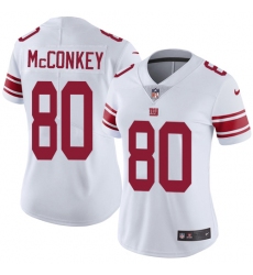 Women's Nike New York Giants #80 Phil McConkey White Vapor Untouchable Limited Player NFL Jersey