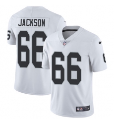 Men's Nike Oakland Raiders #66 Gabe Jackson White Vapor Untouchable Limited Player NFL Jersey
