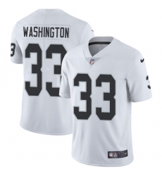Youth Nike Oakland Raiders #33 DeAndre Washington White Vapor Untouchable Limited Player NFL Jersey