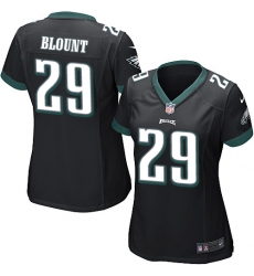 Women's Nike Philadelphia Eagles #29 LeGarrette Blount Game Black Alternate NFL Jersey