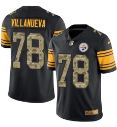 Men's Nike Pittsburgh Steelers #78 Alejandro Villanueva Limited Black/Camo Rush Vapor Untouchable NFL Jersey Men's Nike Pittsburgh Steelers #78 Alejandro Villanueva Limited Black/Camo Rush Vapor Untouchable NFL Jersey