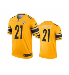 Men's Pittsburgh Steelers #21 Tre Norwood Gold Inverted Legend Stitched Jersey Men's Pittsburgh Steelers #21 Tre Norwood Gold Inverted Legend Stitched Jersey