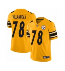 Women's Pittsburgh Steelers #78 Alejandro Villanueva Limited Gold Inverted Legend Football Jersey Women's Pittsburgh Steelers #78 Alejandro Villanueva Limited Gold Inverted Legend Football Jersey