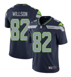 Men's Nike Seattle Seahawks #82 Luke Willson Steel Blue Team Color Vapor Untouchable Limited Player NFL Jersey