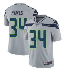 Youth Nike Seattle Seahawks #34 Thomas Rawls Elite Grey Alternate NFL Jersey