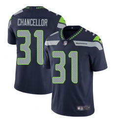 Youth Nike Seattle Seahawks #31 Kam Chancellor Steel Blue Team Color Vapor Untouchable Limited Player NFL Jersey