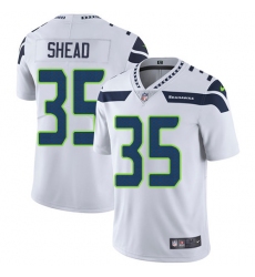 Youth Nike Seattle Seahawks #35 DeShawn Shead White Vapor Untouchable Limited Player NFL Jersey