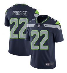 Youth Nike Seattle Seahawks #22 C. J. Prosise Elite Steel Blue Team Color NFL Jersey