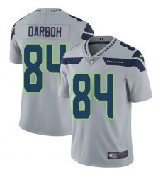 Men's Nike Seattle Seahawks #84 Amara Darboh Grey Alternate Vapor Untouchable Limited Player NFL Jersey