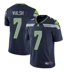 Youth Nike Seattle Seahawks #7 Blair Walsh Elite Steel Blue Team Color NFL Jersey