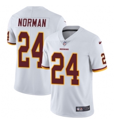 Men's Nike Washington Redskins #24 Josh Norman White Vapor Untouchable Limited Player NFL Jersey