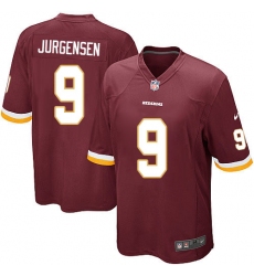 Men's Nike Washington Redskins #9 Sonny Jurgensen Game Burgundy Red Team Color NFL Jersey
