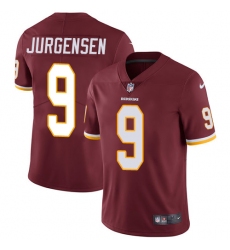 Youth Nike Washington Redskins #9 Sonny Jurgensen Burgundy Red Team Color Vapor Untouchable Limited Player NFL Jersey
