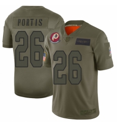 Women's Washington Redskins #26 Clinton Portis Limited Camo 2019 Salute to Service Football Jersey