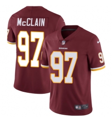 Youth Nike Washington Redskins #97 Terrell McClain Burgundy Red Team Color Vapor Untouchable Limited Player NFL Jersey