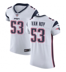 Men's Nike New England Patriots #53 Kyle Van Noy White Vapor Untouchable Elite Player NFL Jersey