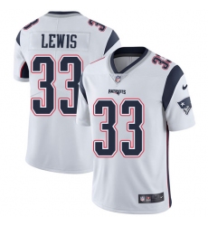 Youth Nike New England Patriots #33 Dion Lewis White Vapor Untouchable Limited Player NFL Jersey