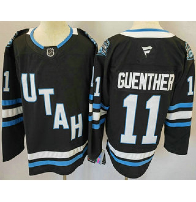 Men's Utah Hockey Club #11 Dylan Guenther Navy 2024 Stitched Jersey