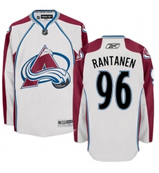 Men's Reebok Colorado Avalanche #96 Mikko Rantanen Authentic White Away NHL Jersey