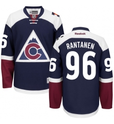 Women's Reebok Colorado Avalanche #96 Mikko Rantanen Premier Blue Third NHL Jersey