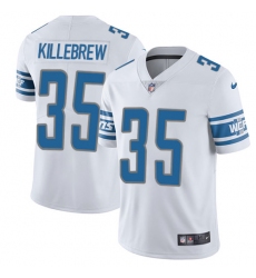 Youth Nike Detroit Lions #35 Miles Killebrew White Vapor Untouchable Limited Player NFL Jersey