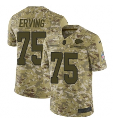 Men's Nike Kansas City Chiefs #75 Cameron Erving Limited Camo 2018 Salute to Service NFL Jersey