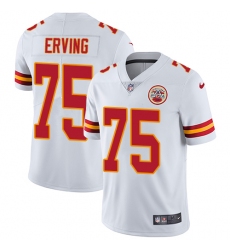 Men's Nike Kansas City Chiefs #75 Cameron Erving White Vapor Untouchable Limited Player NFL Jersey