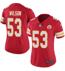 Women's Nike Kansas City Chiefs #53 Ramik Wilson Red Team Color Vapor Untouchable Limited Player NFL Jersey