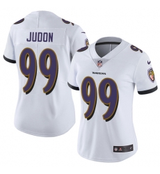 Women's Nike Baltimore Ravens #99 Matt Judon White Vapor Untouchable Limited Player NFL Jersey