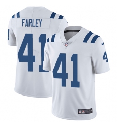 Youth Nike Indianapolis Colts #41 Matthias Farley White Vapor Untouchable Limited Player NFL Jersey