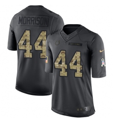 Youth Nike Indianapolis Colts #44 Antonio Morrison Limited Black 2016 Salute to Service NFL Jersey