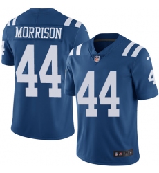 Youth Nike Indianapolis Colts #44 Antonio Morrison Limited Royal Blue Rush Vapor Untouchable NFL Jersey