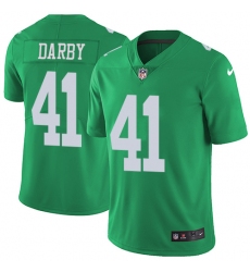 Men's Nike Philadelphia Eagles #41 Ronald Darby Limited Green Rush Vapor Untouchable NFL Jersey