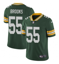 Men's Nike Green Bay Packers #55 Ahmad Brooks Green Team Color Vapor Untouchable Limited Player NFL Jersey