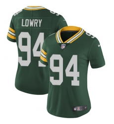 Women's Nike Green Bay Packers #94 Dean Lowry Green Team Color Vapor Untouchable Limited Player NFL Jersey