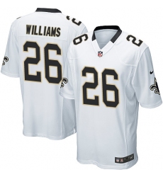 Men's Nike New Orleans Saints #26 P. J. Williams Game White NFL Jersey