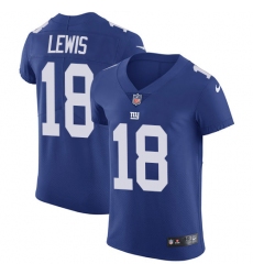 Men's Nike New York Giants #18 Roger Lewis Royal Blue Team Color Vapor Untouchable Elite Player NFL Jersey