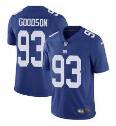 Youth Nike New York Giants #93 B.J. Goodson Royal Blue Team Color Vapor Untouchable Elite Player NFL Jersey