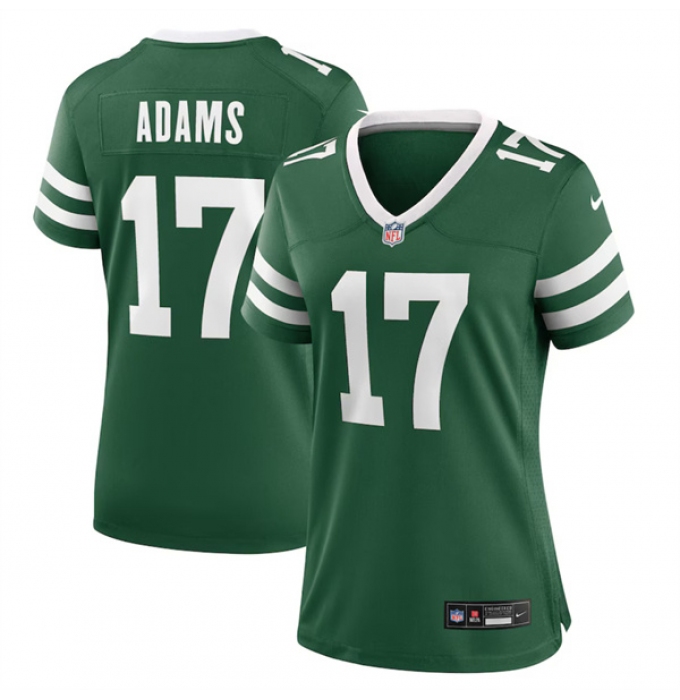 Women's New York Jets #17 Davante Adams Green Stitched Jersey(Run Small)